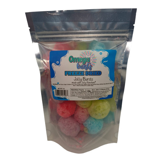 Omega Bursts Freeze Dried Candy "Jolly Bursts" 1ct/ 1 oz.